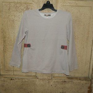 Matilda Jane You & Me Long Sleeve Shirt Top Size 6 (I-32)